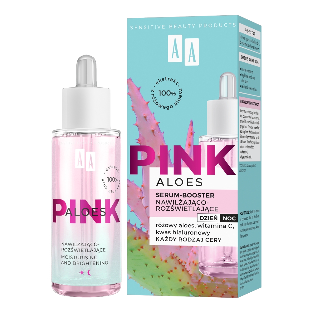 68423211732273130 Aloes Pink serum-booster 30ml - obrazek 1