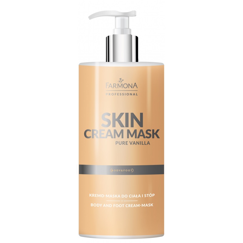 68434661676887763 Skin Cream Mask Pure Vanilla kremo-maska do ciała i stóp 500ml - obrazek 1