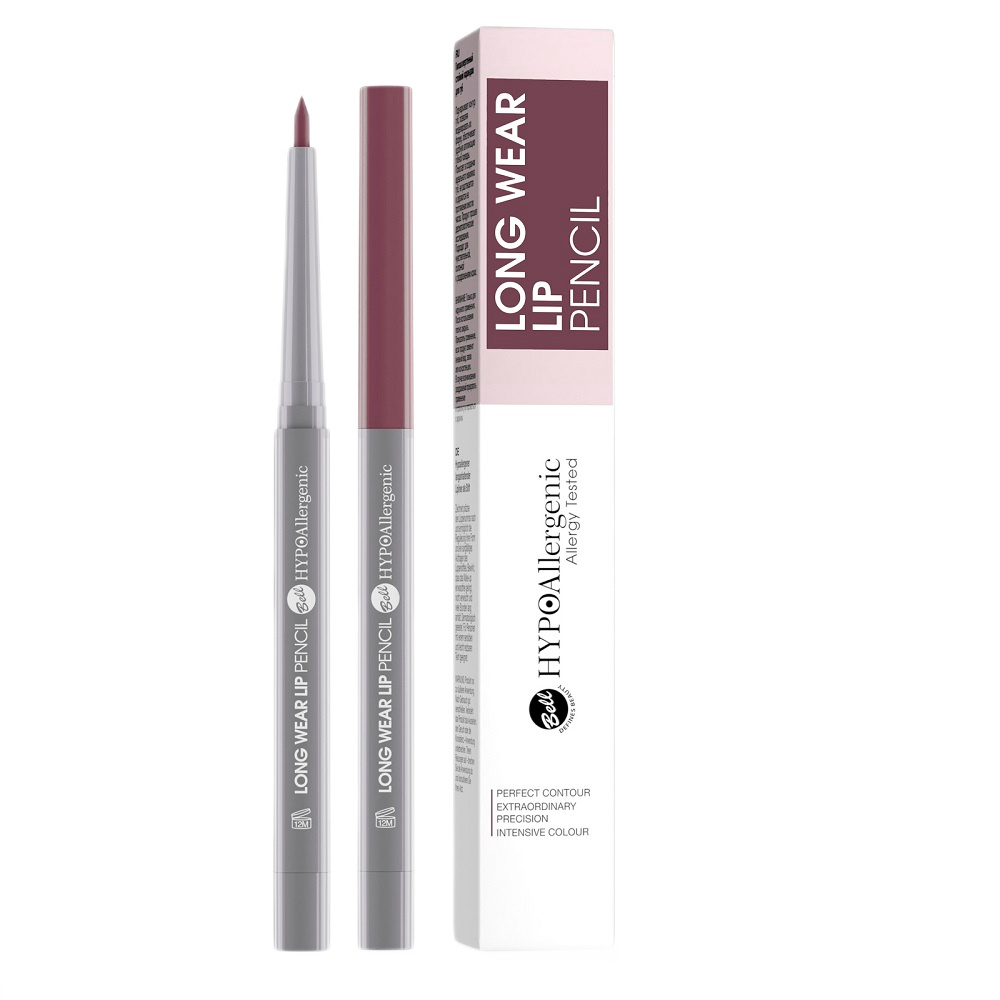 68502851745581212 Hypoallergenic Long Wear Lip Pencil hypoalergiczna długotrwała konturówka w sztyfcie 06 Mauve 0.3g - obrazek 1