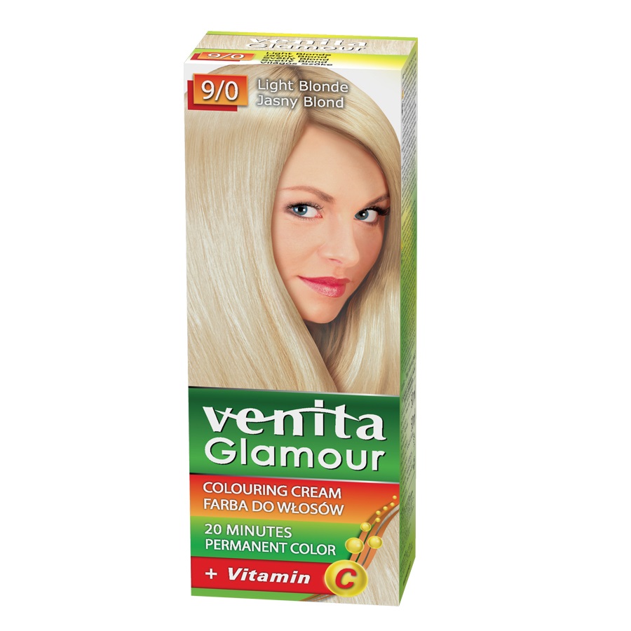 68540781677830700 Glamour farba do włosów 9/0 Jasny Blond - obrazek 1