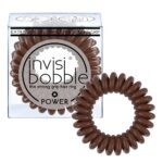 Power gumki do włosów Pretzel Brown 3szt