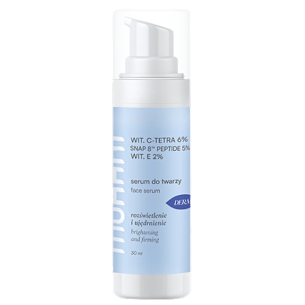 68660311753467679 Napinająco-rozświetlające serum do twarzy z ultrastabilną witaminą C TETRA 6% neuropeptydem SNAP 8™ Peptide 5% i witaminą E 2% 30ml - obrazek 1