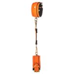 Radiant Handcuff kajdanki świecące w ciemności Orange
