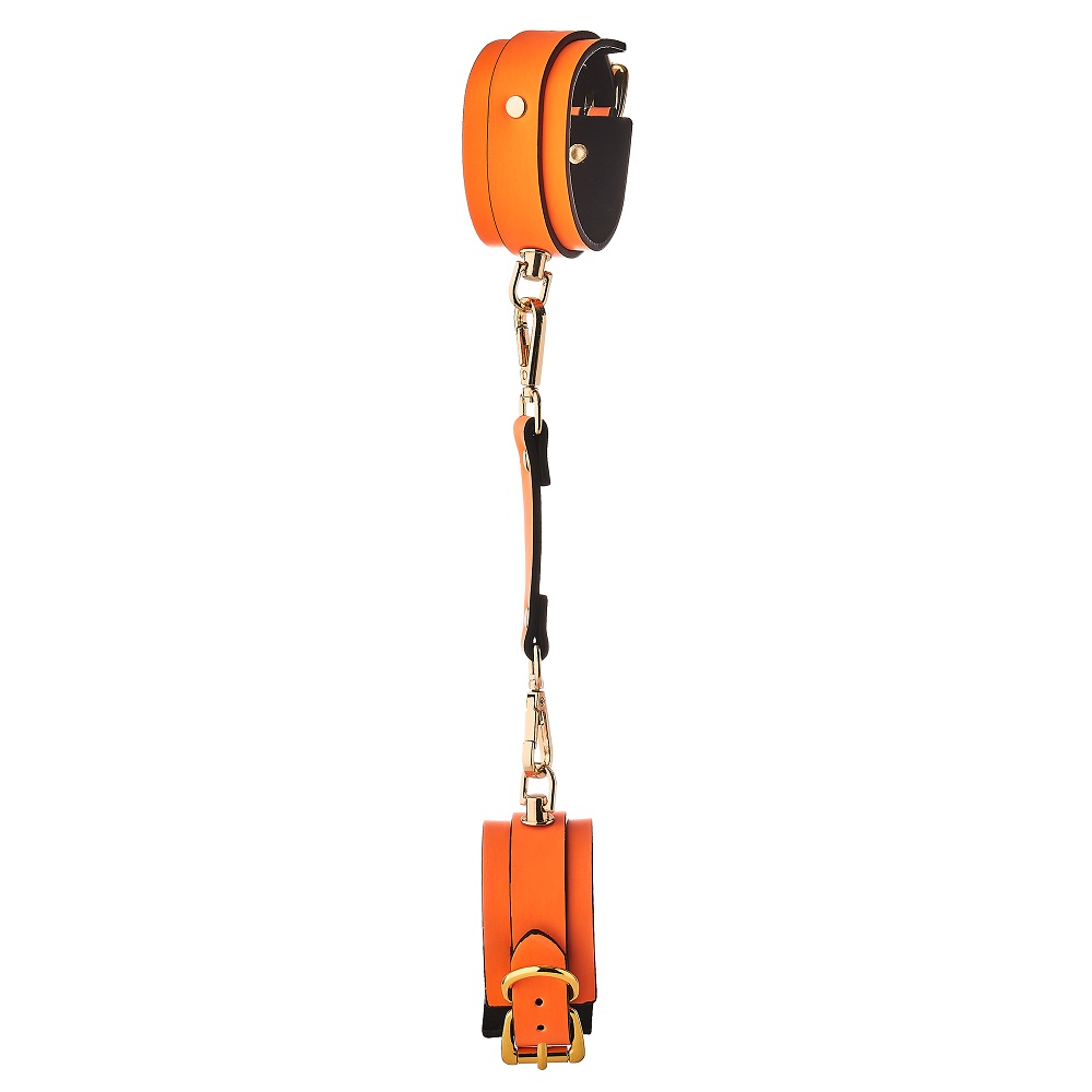 68754791698145804 Radiant Handcuff kajdanki świecące w ciemności Orange - obrazek 1