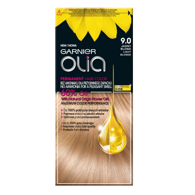 6877231610084694 Olia farba do włosów 9.0 Jasny Blond - obrazek 1