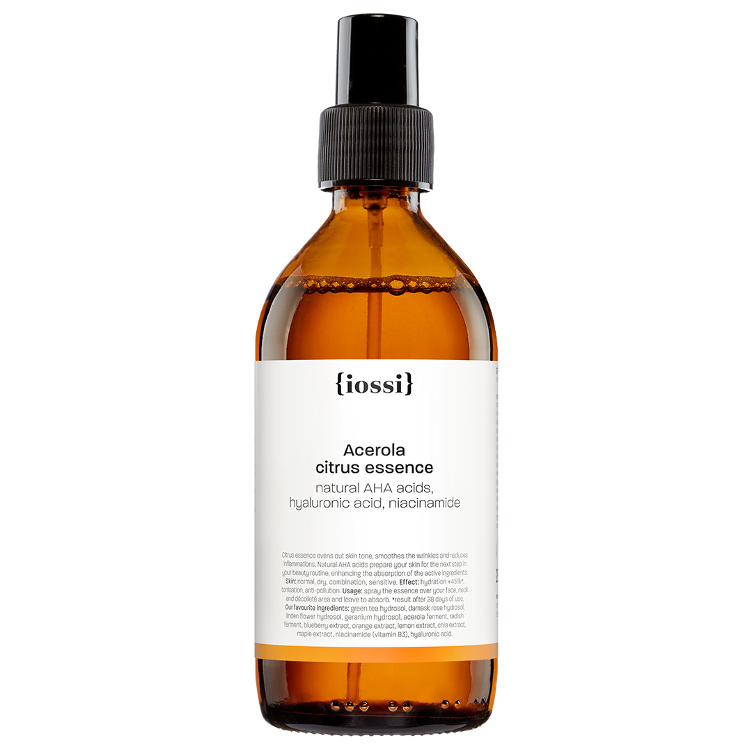 68903531761293574 Acerola cytrusowa esencja z naturalnymi kwasami AHA kwasem hialuronowym i niacynamidem 200ml - obrazek 1