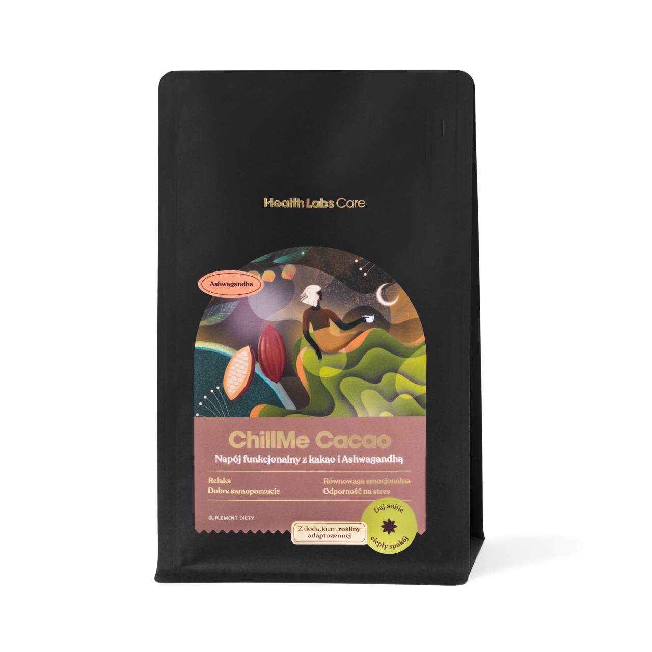 68993521678700316 ChillMe Cacao napój funkcjonalny z kakao i ashwagandą suplement diety 240g - obrazek 1