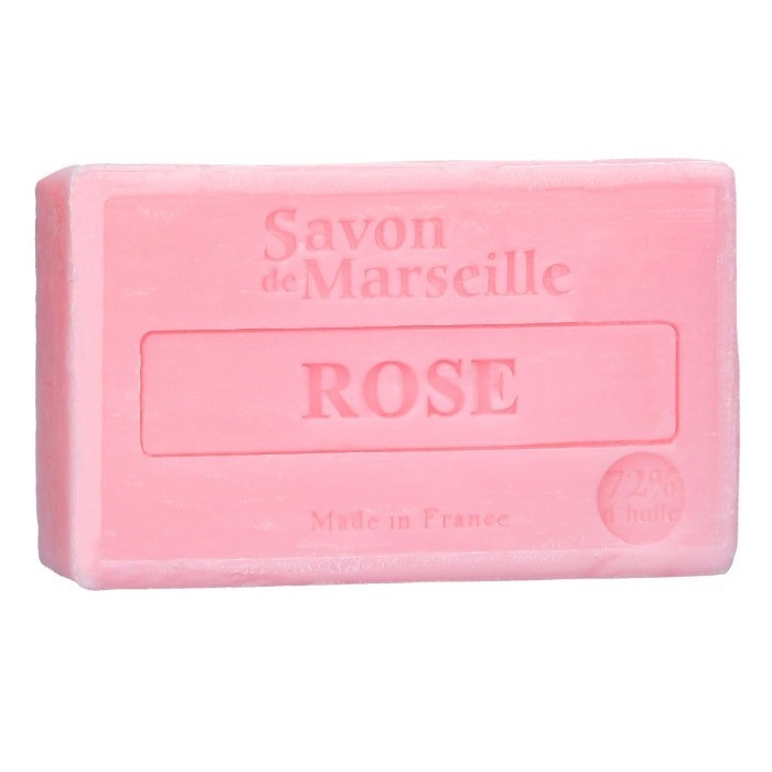 69010591697110815 Mydło marsylskie prowansalskie Róża 100g - obrazek 1