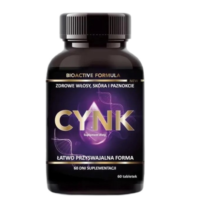 69036431710508907 Cynk 90mg suplement diety 60 tabletek - obrazek 1