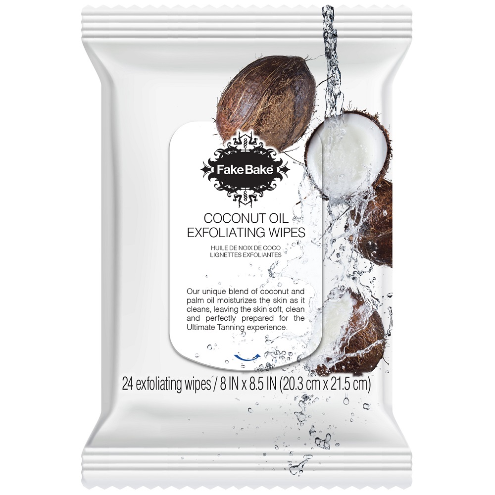 69078361676443288 Coconut Oil Exfoliating Wipes chusteczki peelingujące 24szt. - obrazek 1