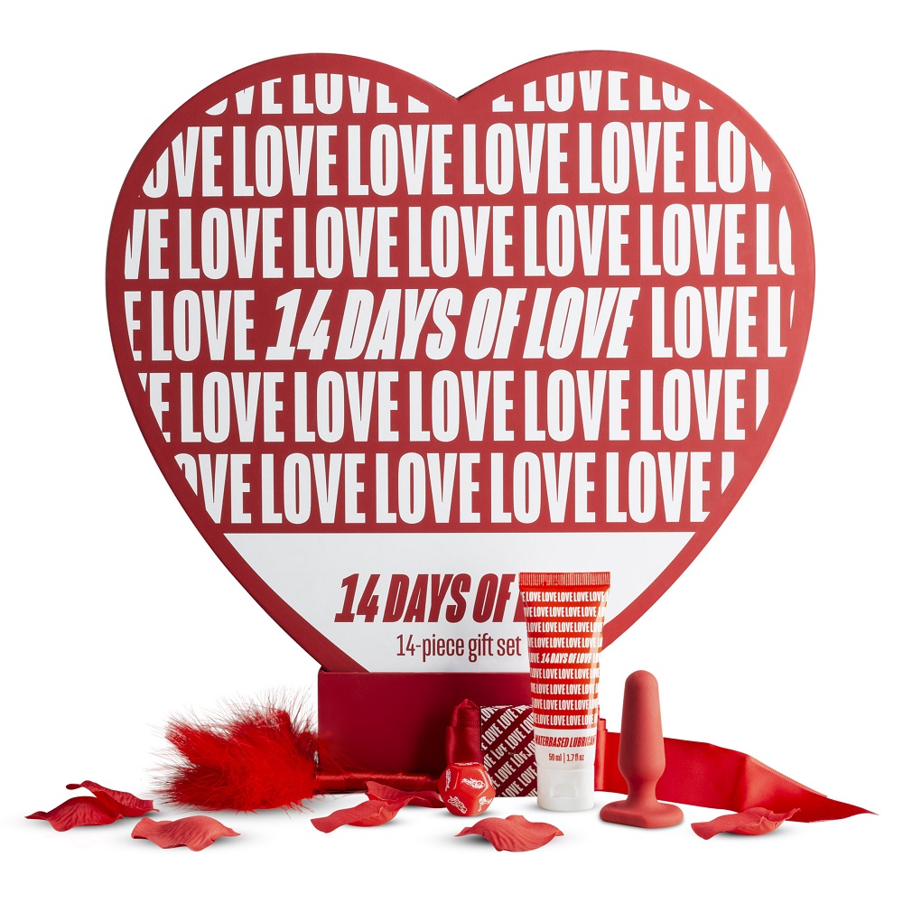 69082891645588232 14-Days of Love Gift Set erotyczny zestaw prezentowy z 14 gadżetami - obrazek 1