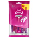 Extra2 Essentials jednorazowe maszynki do golenia dla kobiet 15szt