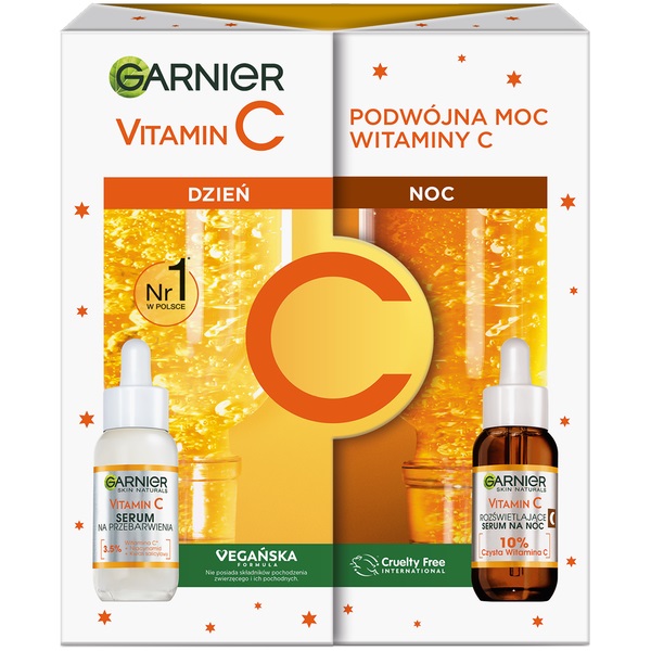 69242781697780386 Vitamin C zestaw serum do twarzy na dzień 30ml + serum do twarzy na noc 30ml - obrazek 1