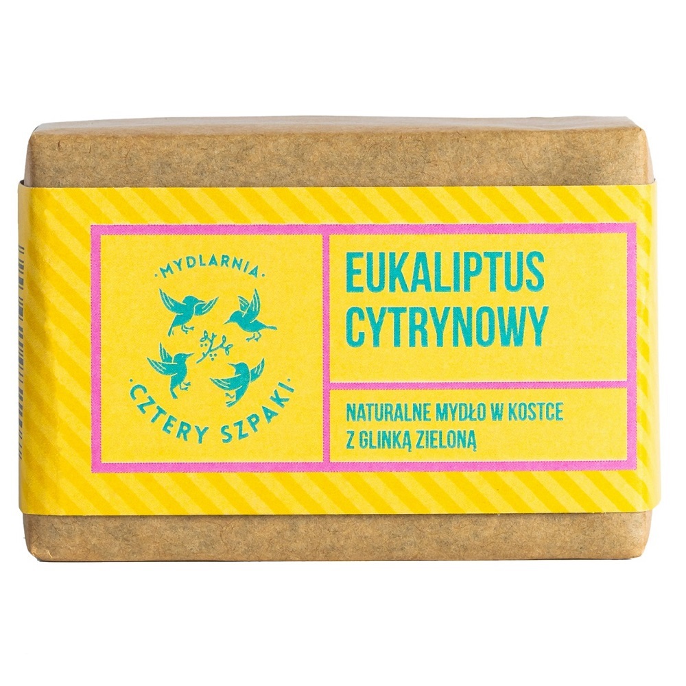 69261011728913224 Naturalne mydło w kostce Eukaliptus Cytrynowy 110g - obrazek 1