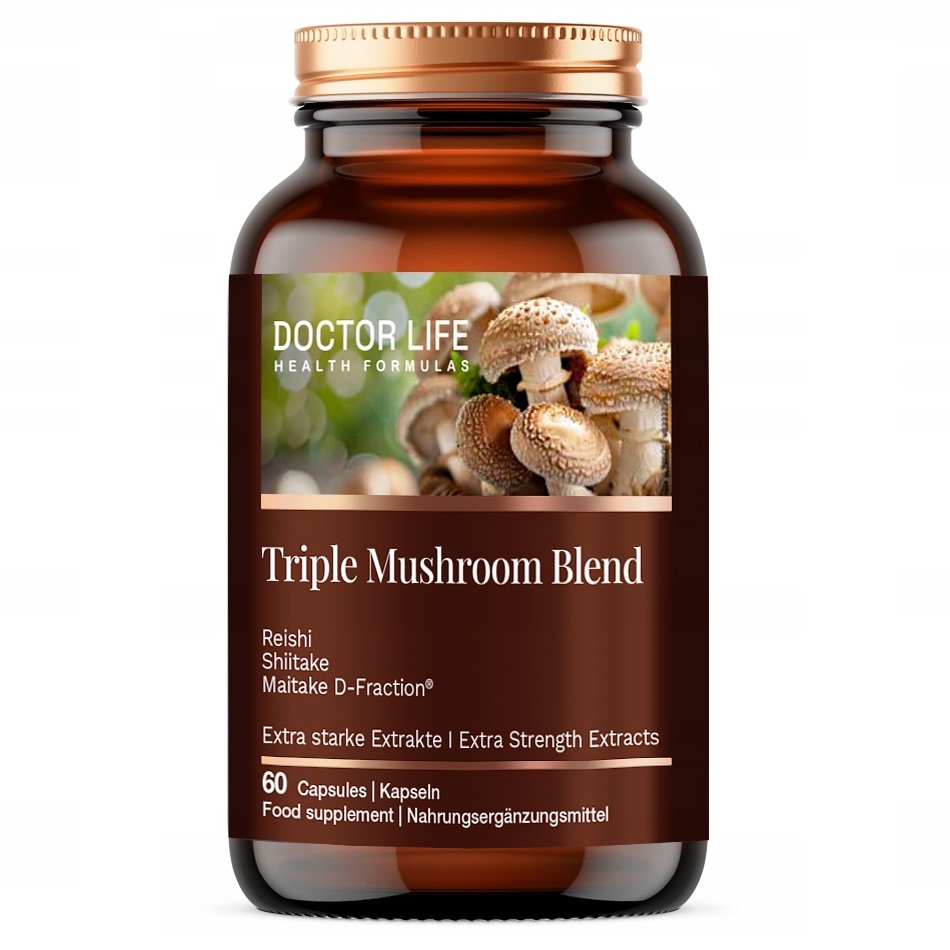 69323171738162541 Triple Mushroom Blend suplement diety 60 kapsułek - obrazek 1