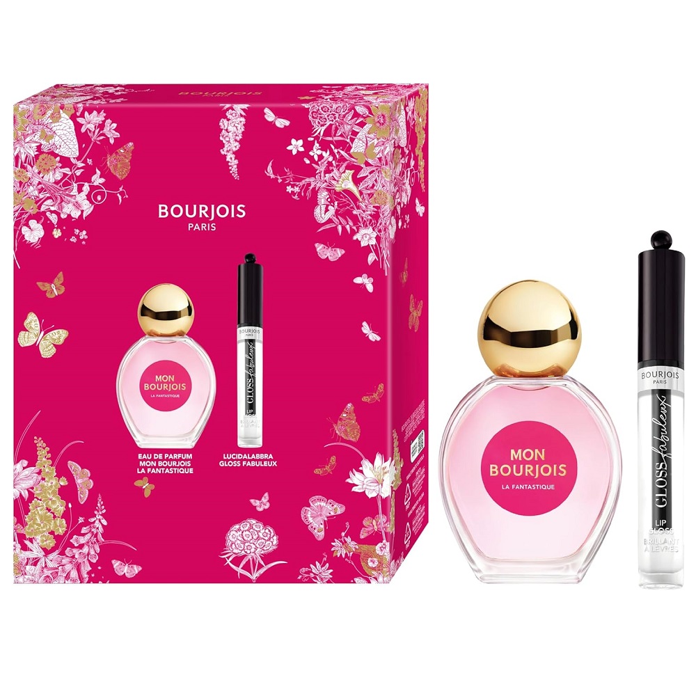 69332171758781788 Mon Bourjois La Fantastique zestaw woda perfumowana spray 50ml + błyszczyk do ust 01 3.5ml - obrazek 1