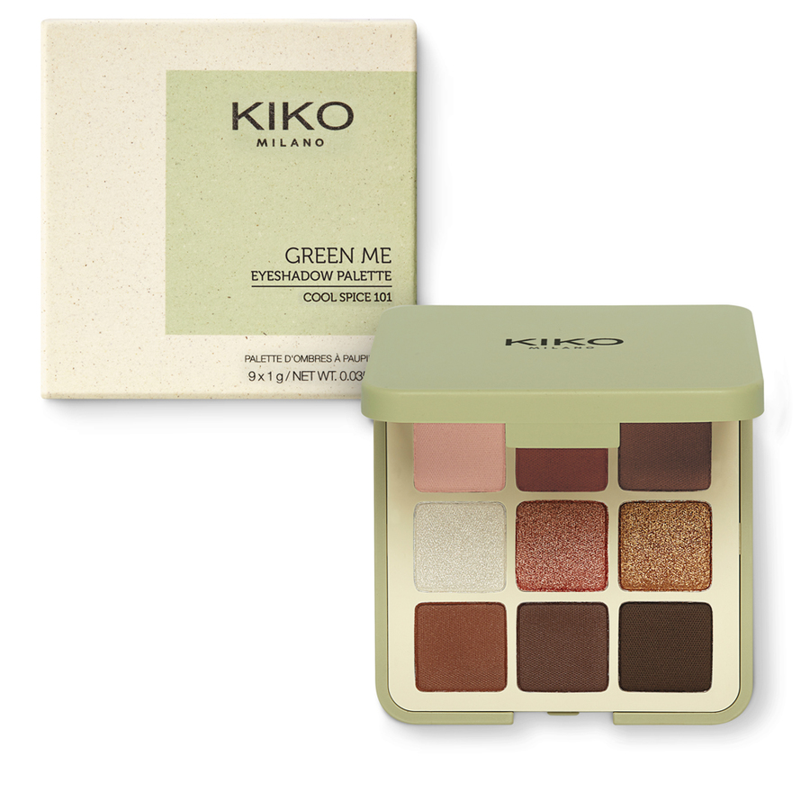 GREEN ME Eyeshadow Palette Green Me Eyeshadow Palette paleta 9 cieni do powiek 101 Cool Spice 9g - obrazek 1