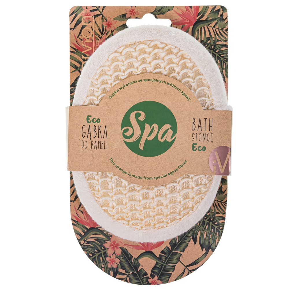 69444801684830620 Spa Eco Bath Sponge gąbka do kąpieli z włókien agawy - obrazek 1