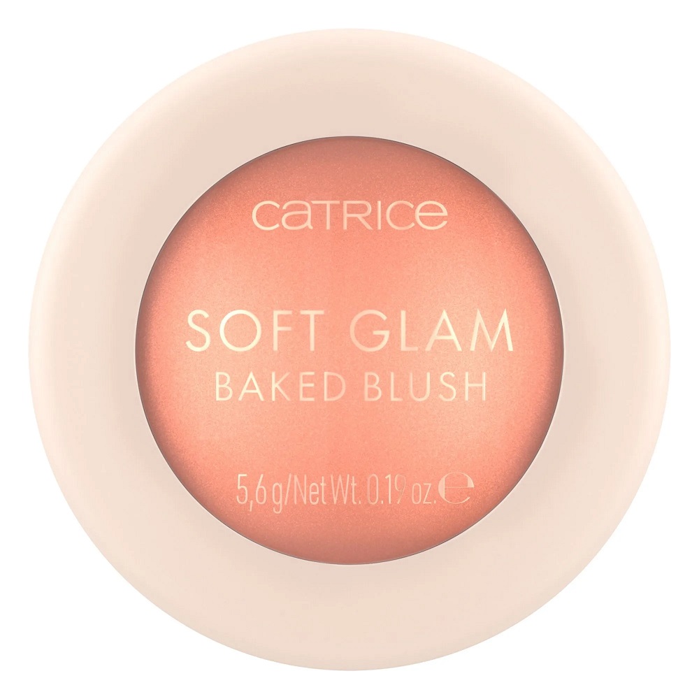 69446181762529820 Soft Glam Baked Blush róż wypiekany rozświetlający 020 Peachy Breeze 5.6g - obrazek 1