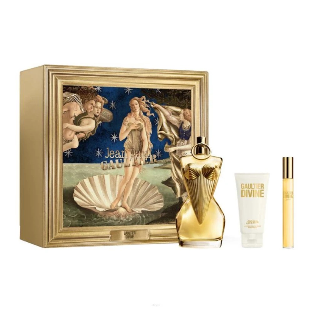 69493591744705844 Gaultier Divine zestaw woda perfumowana spray 100ml + balsam do ciała 75ml + woda perfumowana spray 10ml - obrazek 1