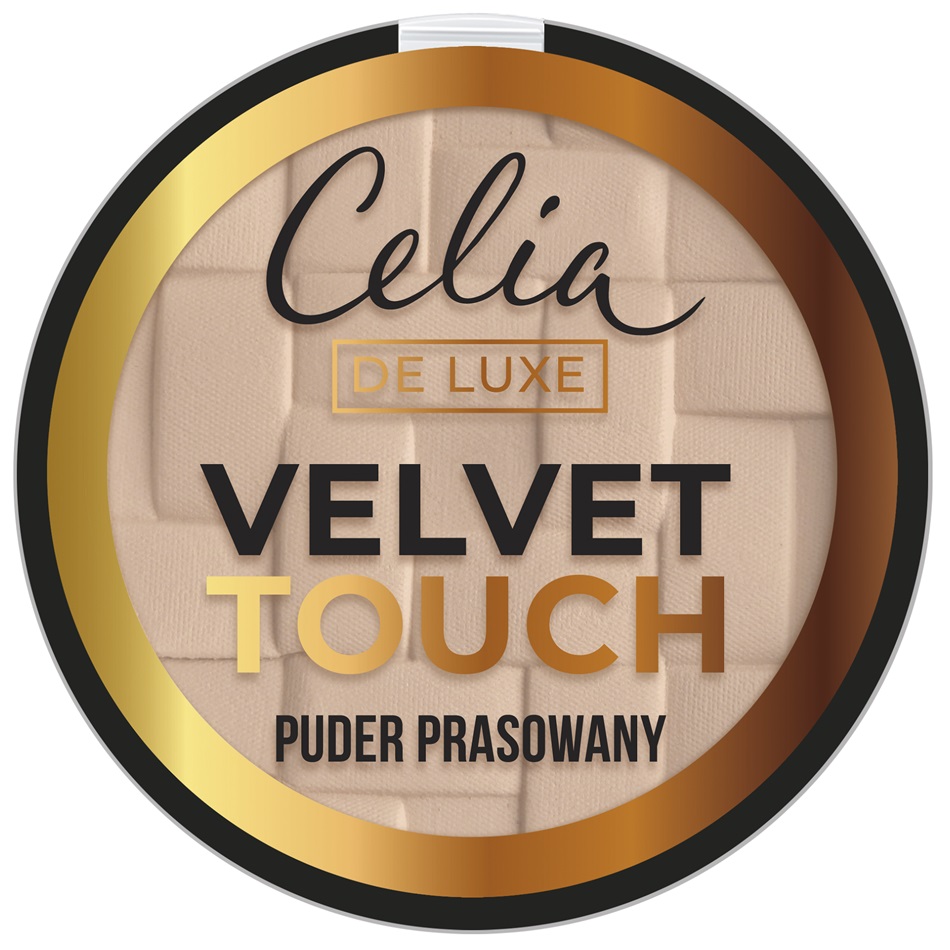 69557281689084195 De Luxe Velvet Touch puder prasowany 104 Sunny Beige 9g - obrazek 1