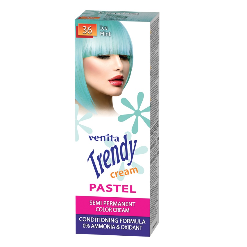 6962201677818433 Trendy Cream krem do koloryzacji włosów 36 Ice Mint - obrazek 1