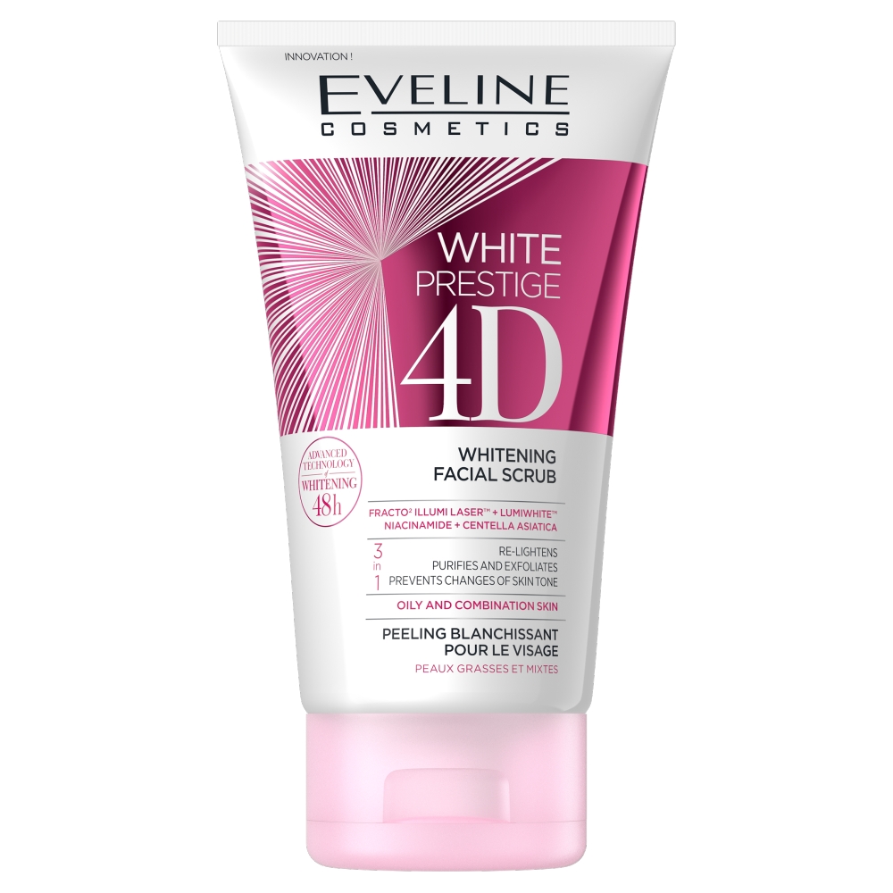69639501711608261 White Prestige 4D wybielający peeling do twarzy 150ml - obrazek 1