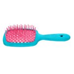 Small Superbrush mała szczotka do rozczesywania włosów Różowo-Niebieska
