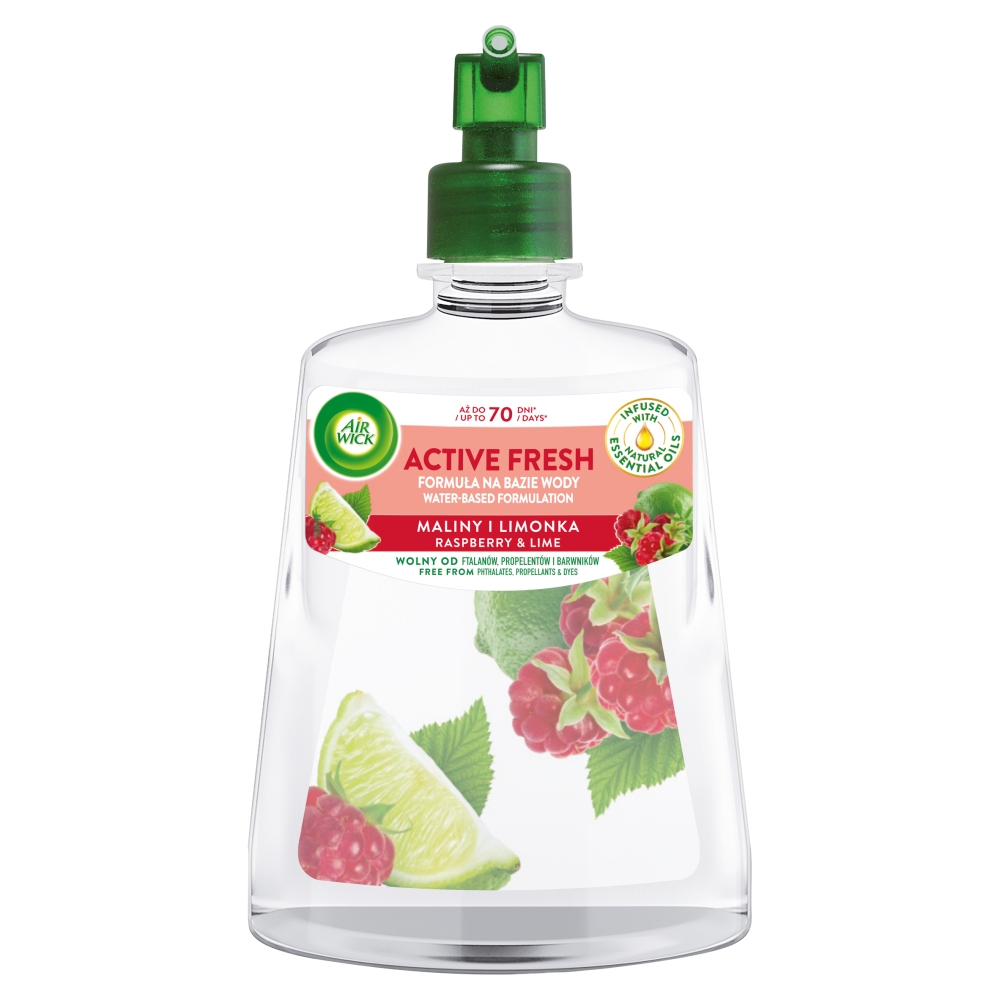 69725651677080201 Active Fresh wkład do automatycznego odświeżacza powietrza Malina i Limonka 228ml - obrazek 1