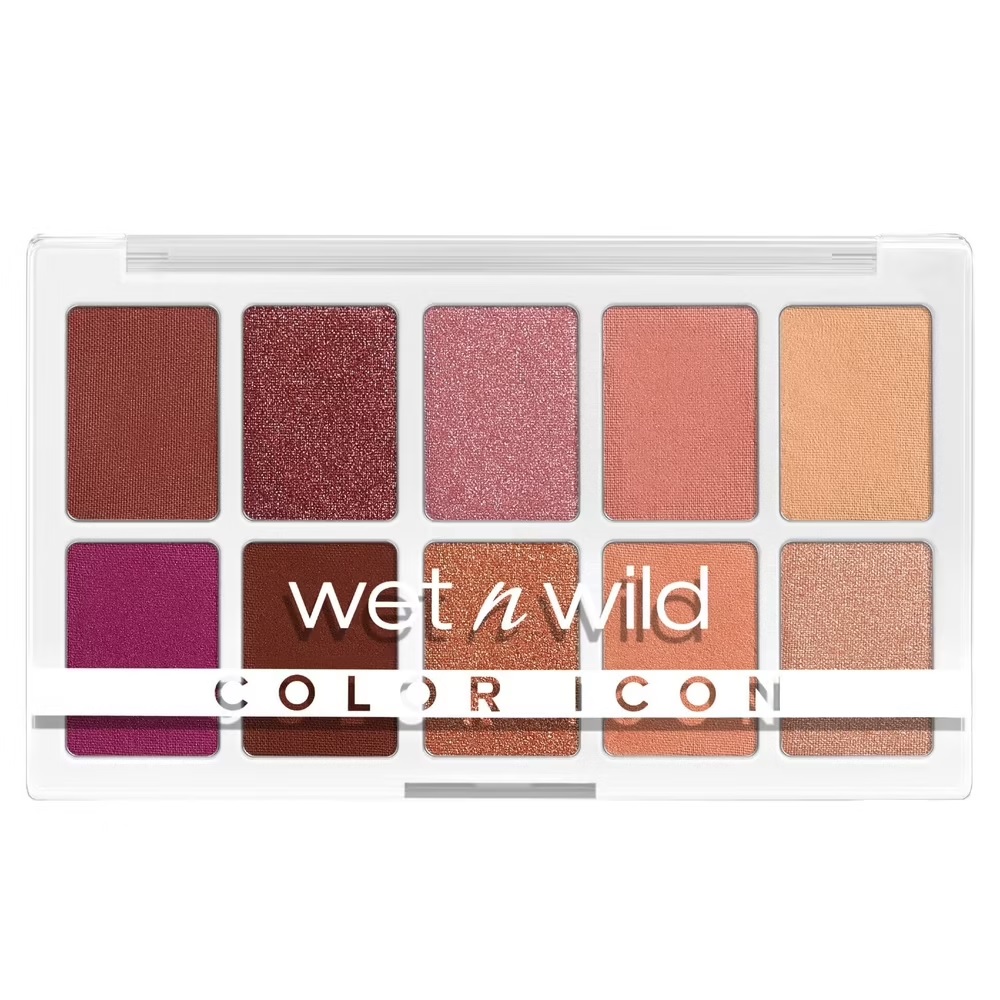 69777131715751264 Color Icon 10 Pan Palette paleta cieni do powiek Heart & Sol 12g - obrazek 1