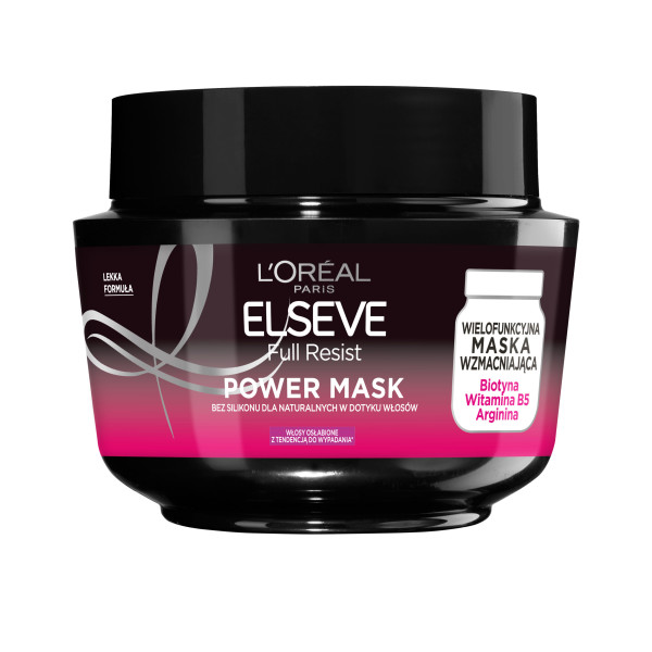 69791411720447223 Elseve Full Resist Power Mask wielofunkcyjna maska wzmacniająca 300ml - obrazek 1