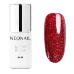 Glitter Effect Base baza hybrydowa 9589-7 Red Shine 7.2ml