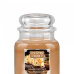 Średnia świeca zapachowa z dwoma knotami Caramel Chocolate 453g