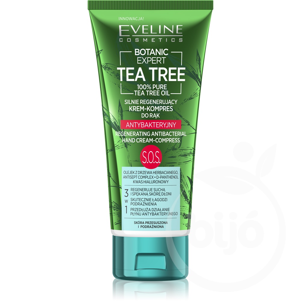 69865691604395194 Botanic Expert Tea Tree silnie regenerujący krem-kompres do rąk antybakteryjny 100ml - obrazek 1