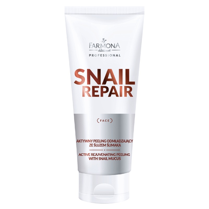 69881311601981286 Snail Repair aktywny peeling odmładzający ze śluzem ślimaka 200ml - obrazek 1