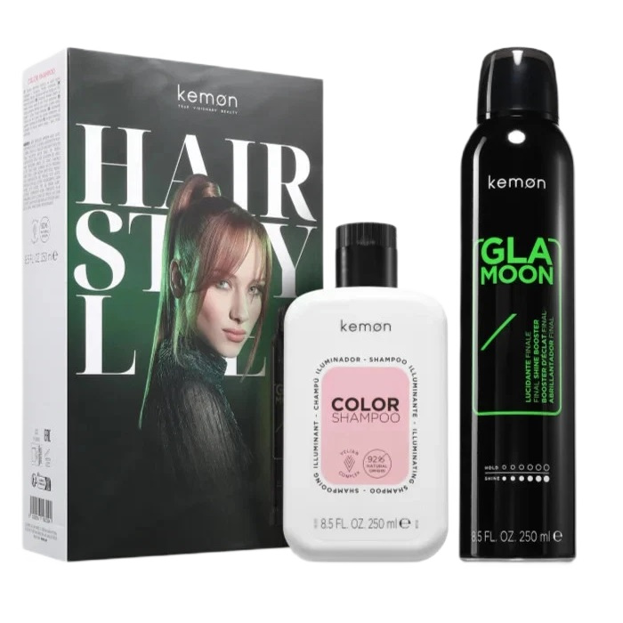 69892761763724455 Color Glamoon zestaw szampon do włosów farbowanych 250ml + nabłyszczacz w sprayu 250ml - obrazek 1