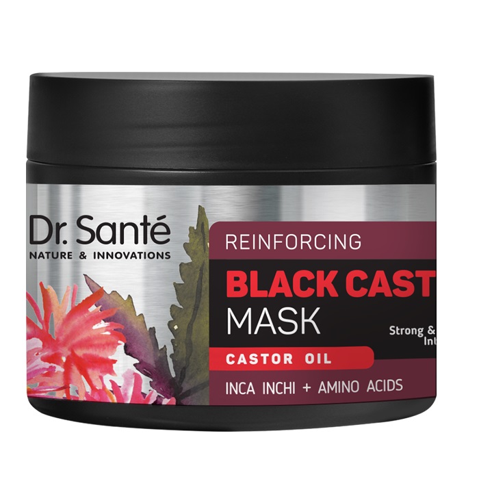 69916111678708898 Black Castor Oil Mask regenerująca maska do włosów z olejem rycynowym 300ml - obrazek 1