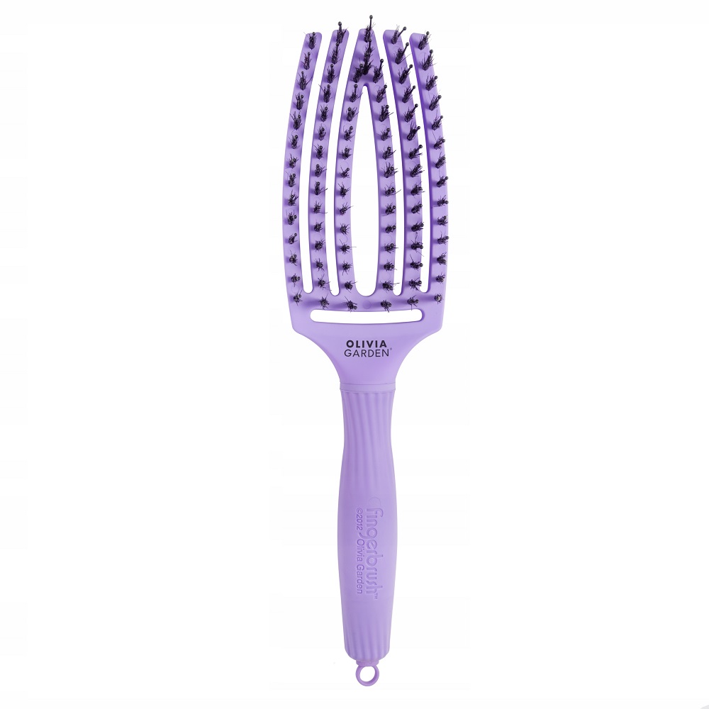 69916921718029999 FingerBrush Combo Medium szczotka do włosów Lavender - obrazek 1