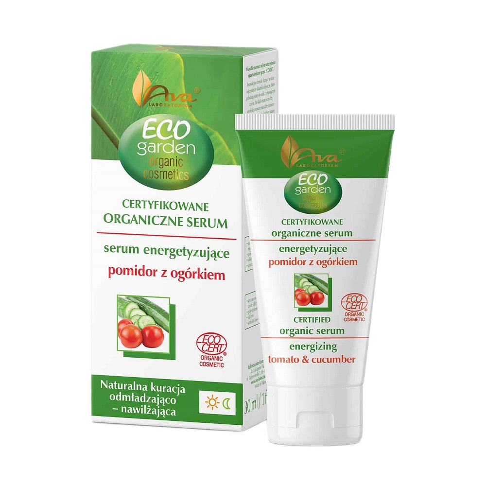 6994501709117878 Eco Garden certyfikowane organiczne serum odmładzające pomidor z ogórkiem 35+ 30ml - obrazek 1