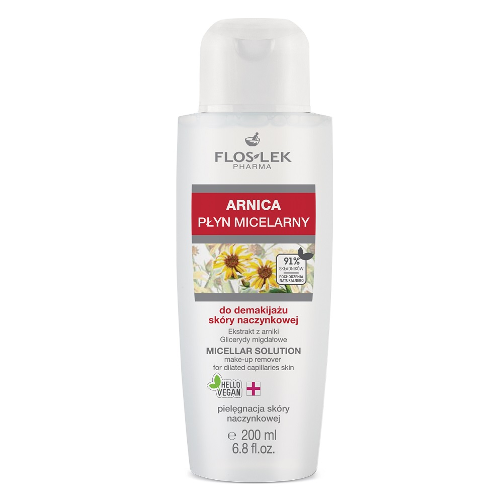 69948401622016743 Arnica płyn micelarny do demakijażu skóry naczynkowej 200ml - obrazek 1