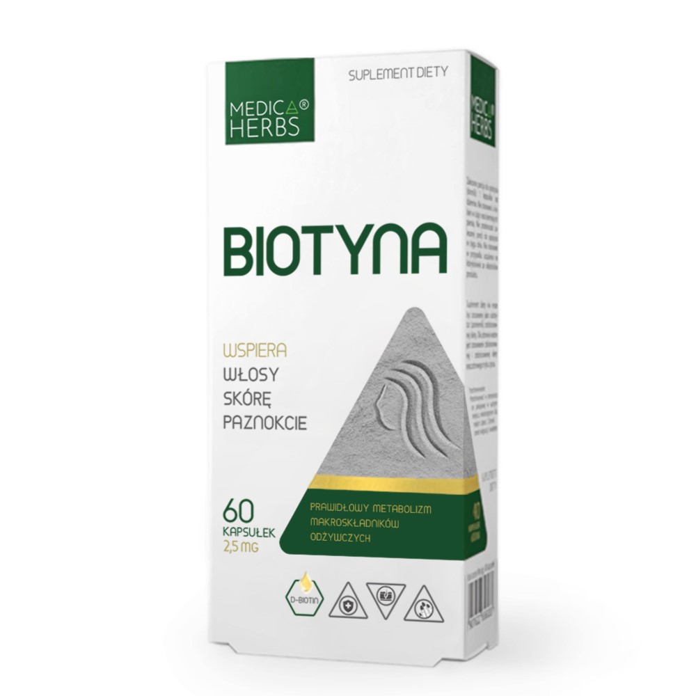 69948851746787313 Biotyna suplement diety 60 kapsułek - obrazek 1