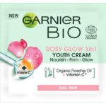 Bio Rosy Glow 3in1 Youth Cream krem różany przeciw oznakom starzenia dla skóry matowej 1.5ml