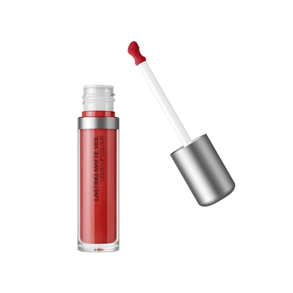 KM000000352013B Lasting Matte Veil Liquid Lip Colour matowa pomadka w płynie 13 Cherry Red 4ml - obrazek 1