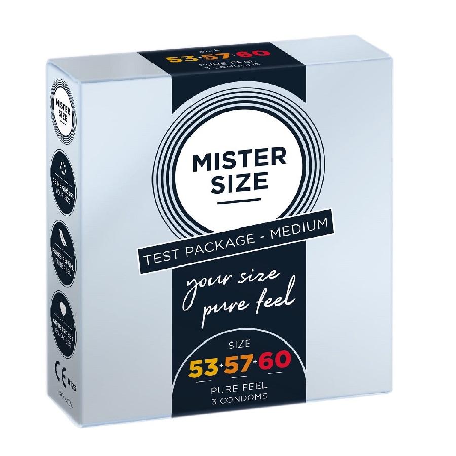 70102751712591814 Condoms prezerwatywy dopasowane do rozmiaru 53mm 57mm 60mm 3szt. - obrazek 1
