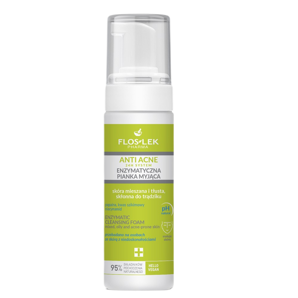 7013541708498609 Anti Acne 24h System enzymatyczna pianka myjąca 150ml - obrazek 1