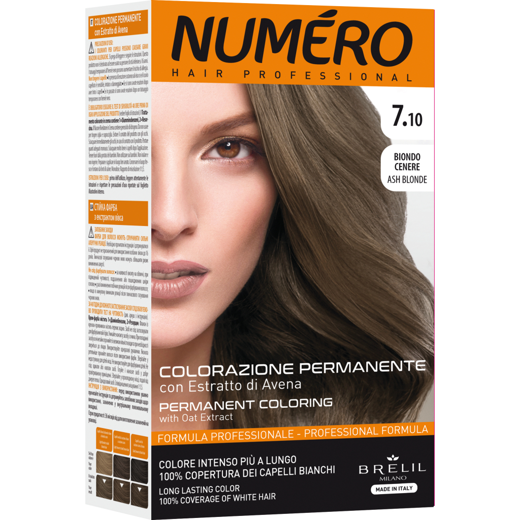 70143371662974730 Permanent Coloring farba do włosów 7.10 Ash Blonde 140ml - obrazek 1