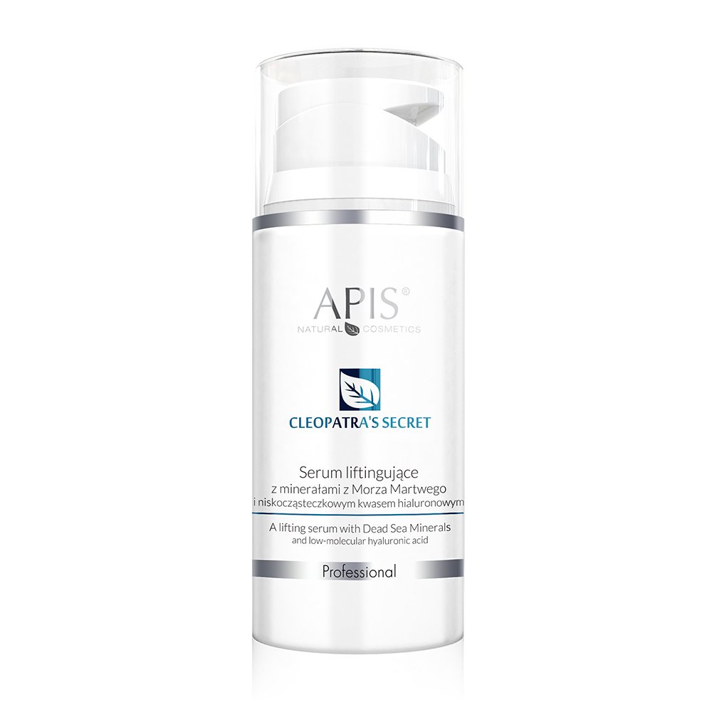 70150361651033566 Cleopatra's Secret serum liftingujące z minerałami z Morza Martwego i niskocząsteczkowym kwasem hialuronowym 100ml - obrazek 1
