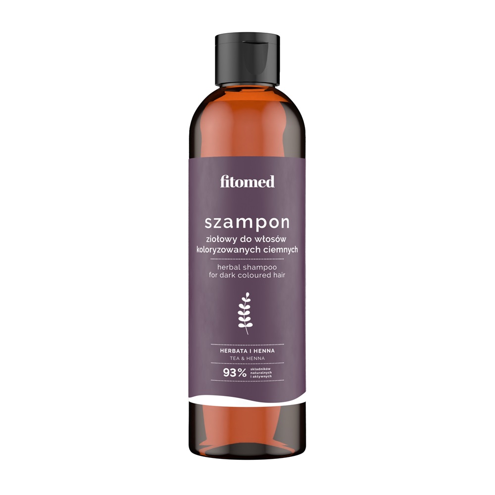70150851720177900 Szampon do włosów koloryzowanych ciemnych Herbata i Henna 250g - obrazek 1