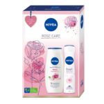 Rose Care zestaw Rose & Almond Oil żel pod prysznic 250ml + Fresh Rose Touch antyperspirant w sprayu 150ml