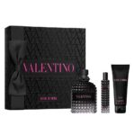 Uomo Born in Roma zestaw woda toaletowa spray 100ml + woda toaletowa spray 15ml + żel pod prysznic 75ml